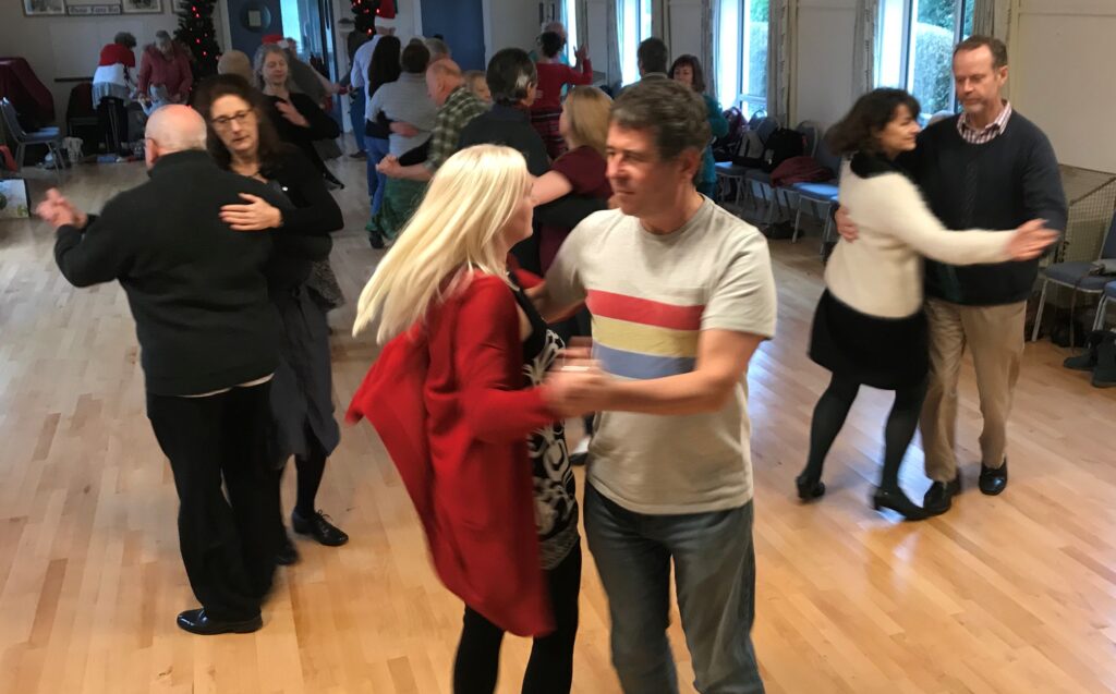 Dancers at the Colyford Christmas ceili
